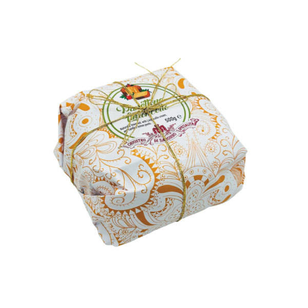 Panettone Limoncello wrap/touw & tag 500g Chiostro