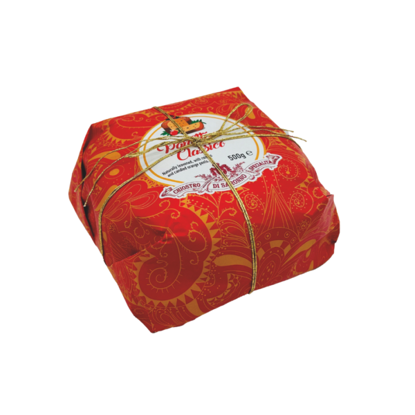 Panettone Classico wrap/touw & tag 500g Chiostro